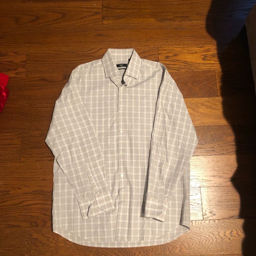 Hugo Boss Men’s Dress Shirt Size 16.5/32,33 - Picture 1 of 3